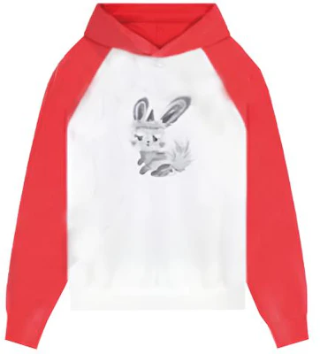 WE11DONE FW22 兔子拼接圖案白色長袖衛衣 男女款 WD-TH3-22-706-U-RD Buy WE11DONE FW22 兔子拼接圖案白色長袖衛衣 男女款 WD-TH3-22-706-U-RD