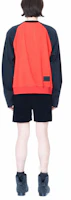 Purchase WE11DONE FW22 紅色拼接圓領衛衣 男女休閒套頭衫 WD-TS1-22-860-U-RD