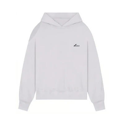 WE11DONE FW22 Solid Color Pullover Hoodie Men’s Gray WD-TH3-22-840-U-GY