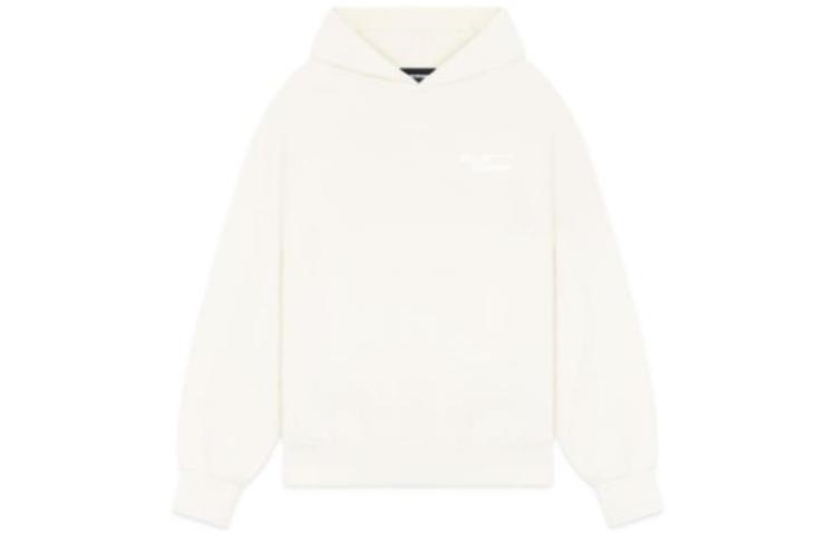 WE11DONE FW22 Solid Logo Print Pullover Sweatshirt Unisex Off-White WD-TH3-22-825-U-IV