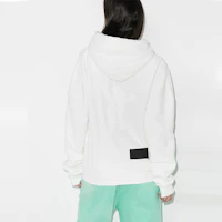 Shop WE11DONE FW22 熊熊圖案中性連帽衫 白色 WD-TH8-20-102-U-WH