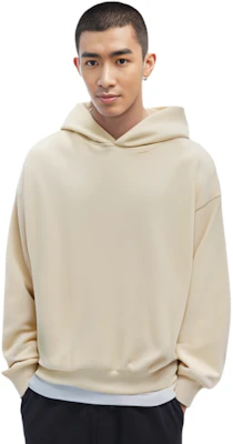 WE11DONE FW22 男女同款米色Logo印花連帽長袖上衣 WD-TH3-22-713-U-BG Shop WE11DONE FW22 男女同款米色Logo印花連帽長袖上衣 WD-TH3-22-713-U-BG