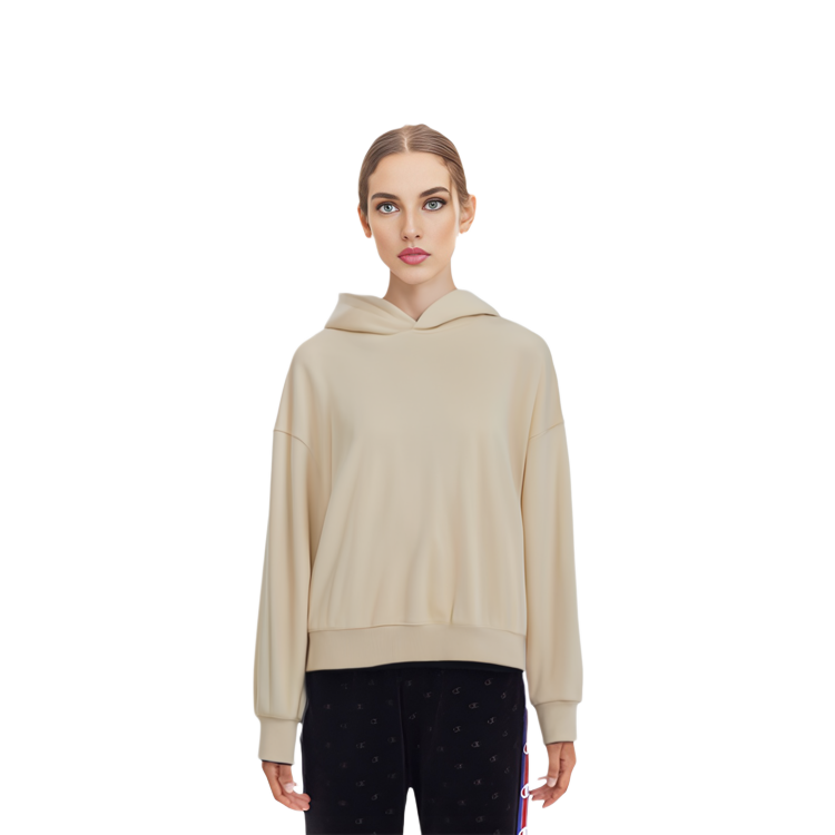 Purchase WE11DONE FW22 男女同款米色Logo印花連帽長袖上衣 WD-TH3-22-713-U-BG