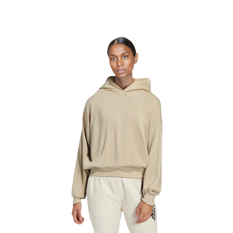 Details for WE11DONE FW22 男女同款米色Logo印花連帽長袖上衣 WD-TH3-22-713-U-BG