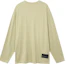Lookbook WE11DONE FW22 中性款米色方标套头卫衣 WD-TT3-22-712-U-BG