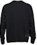 Lookbook WE11DONE FW22 Unisex Black Pullover Sweatshirt with Logo Print WD-TS3-22-808-U-BK