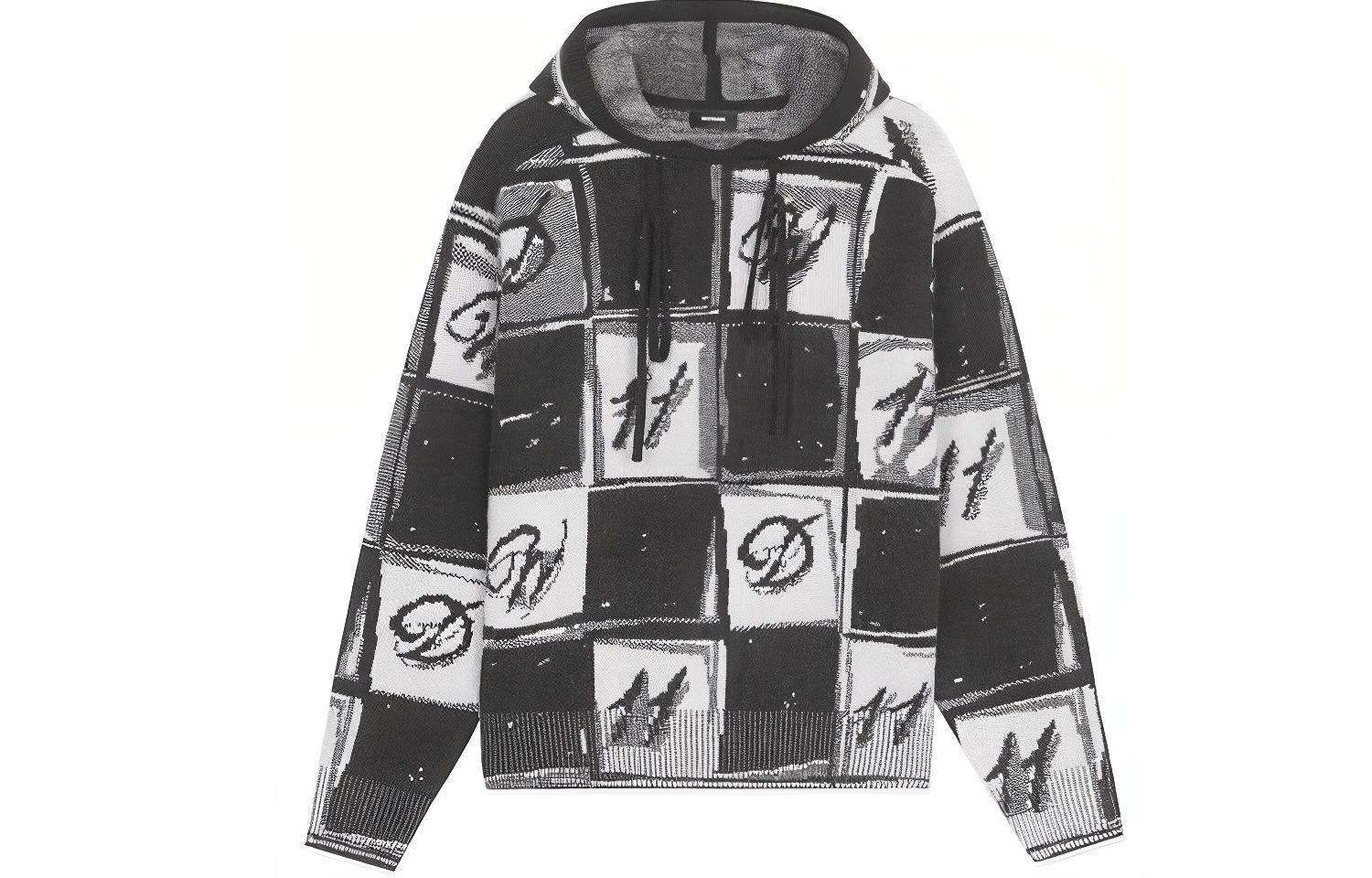 WE11DONE FW22 Unisex Black Sweatshirt with Classic Logo Print. WD-KT3-22-640-U-BK