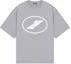 Buy WE11DONE FW22 Unisex Grey Round Neck T-Shirt with Chest Circular Logo. WD-TT1-22-832-U-GY