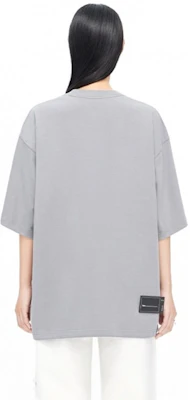 WE11DONE FW22 Unisex Grey Round Neck T-Shirt with Chest Circular Logo. WD-TT1-22-832-U-GY Shop WE11DONE FW22 Unisex Grey Round Neck T-Shirt with Chest Circular Logo. WD-TT1-22-832-U-GY