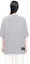 Shop WE11DONE FW22 Unisex Grey Round Neck T-Shirt with Chest Circular Logo. WD-TT1-22-832-U-GY