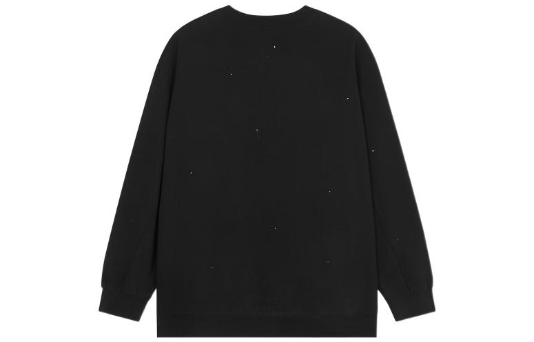 Lookbook WE11DONE FW22 男女款字母印花長袖圓領上衣 - 黑色禮盒款 WD-TS3-22-828-U-BK