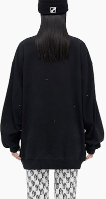 WE11DONE FW22 男女款字母印花長袖圓領上衣 - 黑色禮盒款 WD-TS3-22-828-U-BK Purchase WE11DONE FW22 男女款字母印花長袖圓領上衣 - 黑色禮盒款 WD-TS3-22-828-U-BK