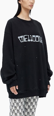 WE11DONE FW22 男女款字母印花長袖圓領上衣 - 黑色禮盒款 WD-TS3-22-828-U-BK Details for WE11DONE FW22 男女款字母印花長袖圓領上衣 - 黑色禮盒款 WD-TS3-22-828-U-BK