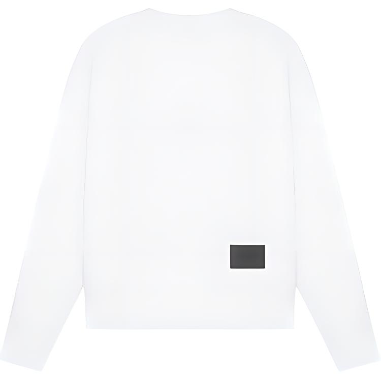 WE11DONE FW22 Unisex Letter Print Crewneck Pullover Sweatshirt White Gift Box WD-TS3-22-829-U-WH 圖 3