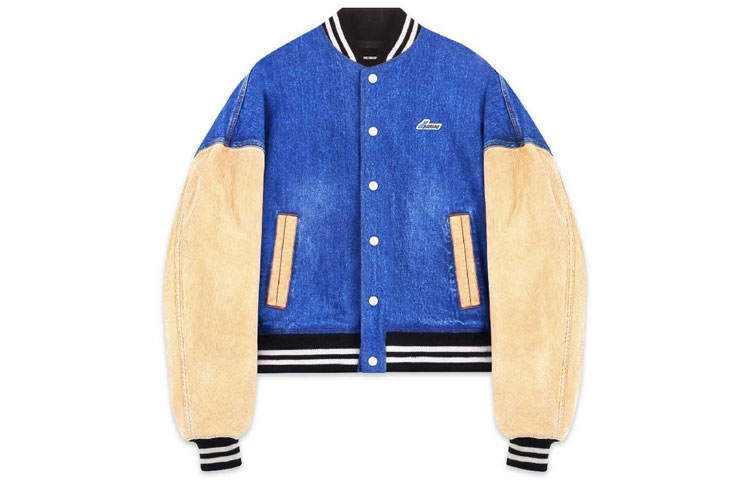 WE11DONE FW22 Unisex Logo Casual Long Sleeve Jacket Blue WD-DJ3-22-371-U-BL 圖 2