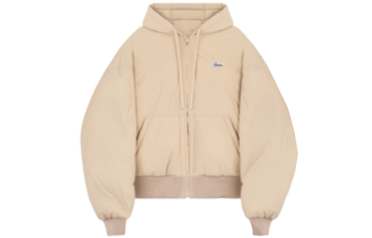 WE11DONE FW22 Unisex Long Sleeve Cotton Jacket Khaki. WD-PJ3-22-052-U-BG