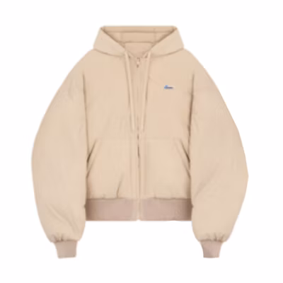WE11DONE FW22 Unisex Long Sleeve Cotton Jacket Khaki. WD-PJ3-22-052-U-BG