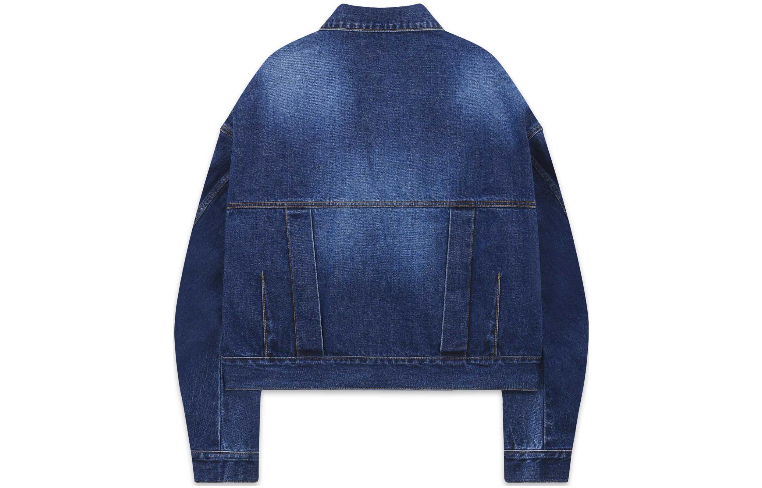 WE11DONE FW22 Unisex Single-Breasted Blue Jacket Coat. WD-DJ3-22-303-U-NV 圖 3