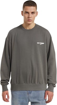 WE11DONE FW22 男女寬鬆純色圓領長袖上衣 - 煤灰色 WD-TS3-22-798-U-CH Details for WE11DONE FW22 男女寬鬆純色圓領長袖上衣 - 煤灰色 WD-TS3-22-798-U-CH