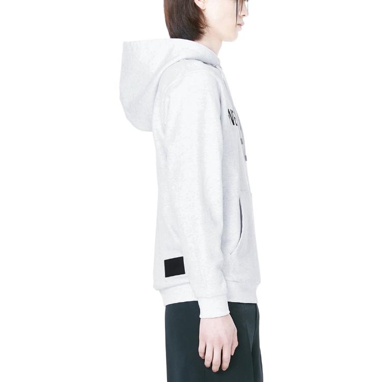 WE11DONE FW22 Unisex White Hoodie with Logo Print in Gift Box. WD-TH3-22-845-U-GY 圖 5