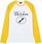Order WE11DONE FW22 男女款黃色拼接標誌印花長袖T恤 WD-TT3-22-858-U-YE