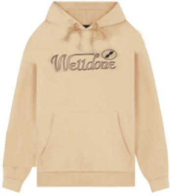 WE11DONE FW22 Unisex Yellow Solid Color Oversized Hoodie WD-TH3-22-852-U-BG Buy WE11DONE FW22 Unisex Yellow Solid Color Oversized Hoodie WD-TH3-22-852-U-BG