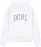 WE11DONE FW22 White Unisex Hoodie with Logo Print WD-TH3-22-722-U-WH WE11DONE FW22 White Unisex Hoodie with Logo Print WD-TH3-22-722-U-WH