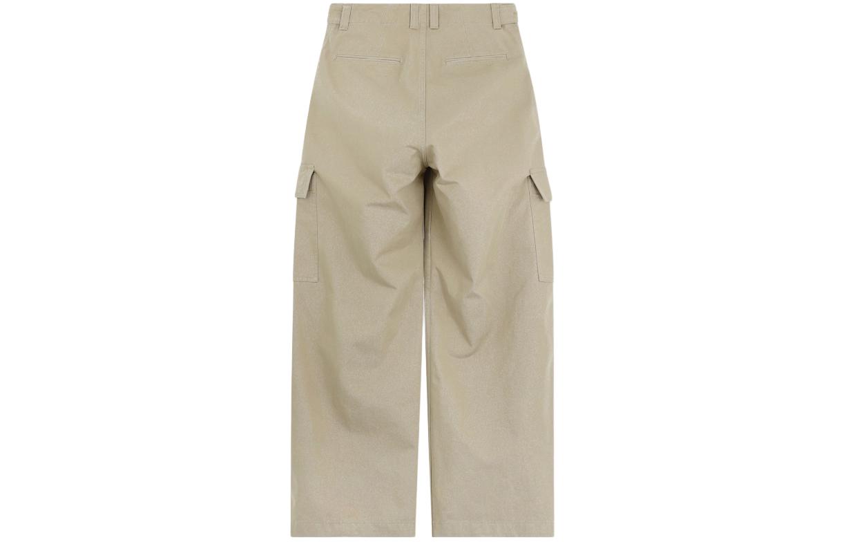 WE11DONE FW23  Beige Wide-Leg Adjustable Button Cargo Pants WD-DP3-23-301-M-BG 圖 3