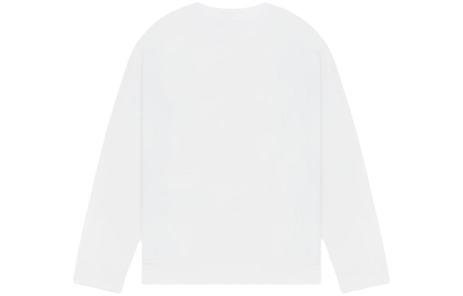 WE11DONE FW23 Angel Print Unisex White Crewneck Long Sleeve Sweatshirt WD-TS3-23-785-U-WH 圖 3