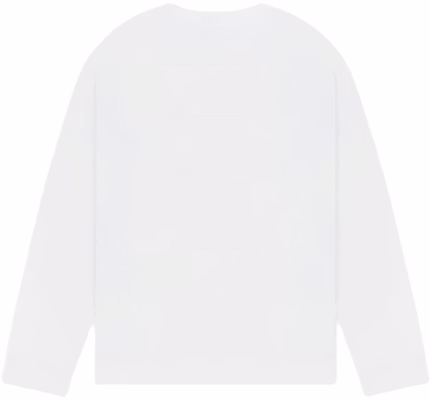 WE11DONE FW23 Angel Print Unisex White Crewneck Long Sleeve Sweatshirt WD-TS3-23-785-U-WH Lookbook WE11DONE FW23 Angel Print Unisex White Crewneck Long Sleeve Sweatshirt WD-TS3-23-785-U-WH