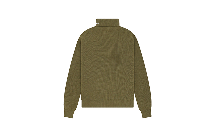 WE11DONE FW23 Jacquard Logo Turtleneck Sweater Unisex Pullover. WD-KT3-23-620-U-KK