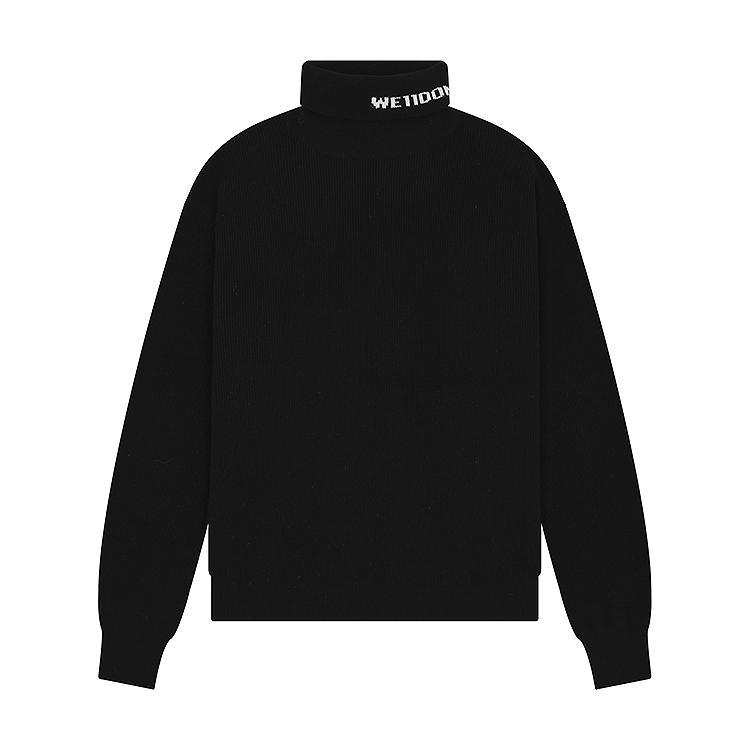 Order WE11DONE FW23 提花標誌高領毛衣 男女款套頭衫. WD-KT3-23-620-U-KK