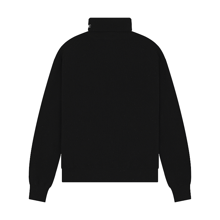 Lookbook WE11DONE FW23 提花標誌高領毛衣 男女款套頭衫. WD-KT3-23-620-U-KK