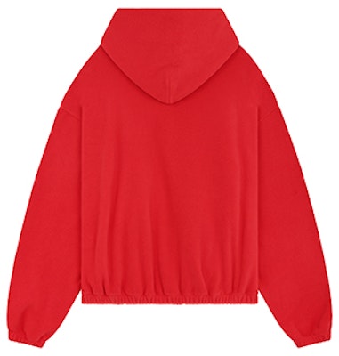 WE11DONE FW23 紅色聖誕節Logo加絨拉鍊連帽外套 寬鬆版 男女款 WD-TJ3-23-826-U-RD Lookbook WE11DONE FW23 紅色聖誕節Logo加絨拉鍊連帽外套 寬鬆版 男女款 WD-TJ3-23-826-U-RD