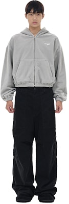 WE11DONE FW23 紅色聖誕節Logo加絨拉鍊連帽外套 寬鬆版 男女款 WD-TJ3-23-826-U-RD Details for WE11DONE FW23 紅色聖誕節Logo加絨拉鍊連帽外套 寬鬆版 男女款 WD-TJ3-23-826-U-RD