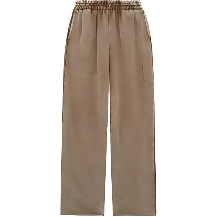 WE11DONE FW23 Unisex Brown Washed Straight-Leg Relaxed Pants. WD-TA3-23-790-U-BR