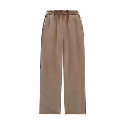 WE11DONE FW23 Unisex Brown Washed Straight-Leg Relaxed Pants. WD-TA3-23-790-U-BR