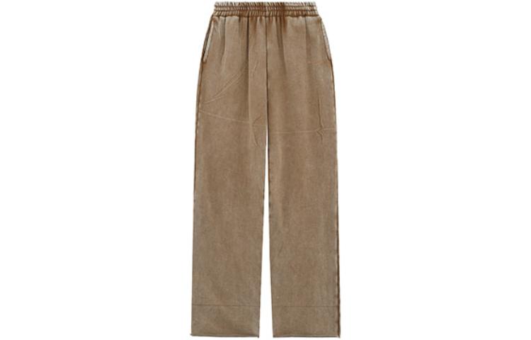 Order WE11DONE FW23 中性款棕色水洗直筒休閒長褲。 WD-TA3-23-790-U-BR