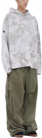 Shop WE11DONE FW23 男女同款棉質徽標連帽衫 淺灰色 WD-TH3-23-758-U-LG