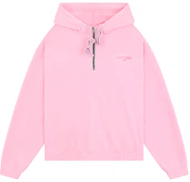 WE11DONE FW23 Unisex Pink Logo Printed Pullover Sweatshirt. WD-TH3-23-771-U-PK WE11DONE FW23 Unisex Pink Logo Printed Pullover Sweatshirt. WD-TH3-23-771-U-PK