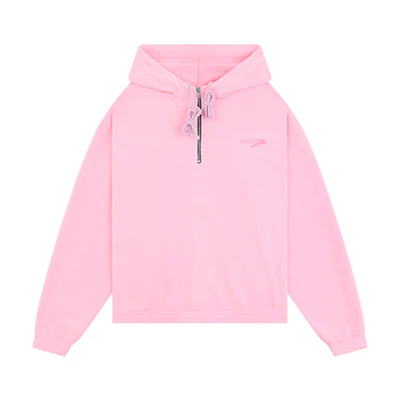 WE11DONE FW23 Unisex Pink Logo Printed Pullover Sweatshirt. WD-TH3-23-771-U-PK