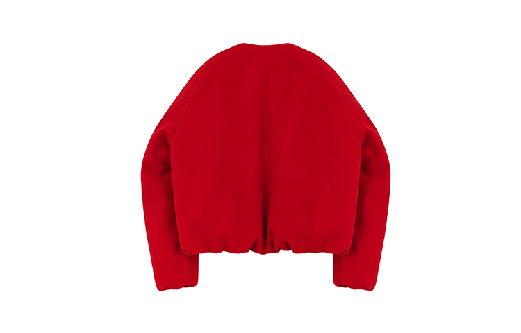WE11DONE FW23 Unisex Red Christmas Style Loose Long Sleeve Varsity Jacket. WD-JP3-23-095-M-RD 圖 3