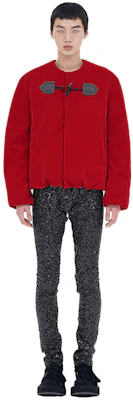WE11DONE FW23 Unisex Red Christmas Style Loose Long Sleeve Varsity Jacket. WD-JP3-23-095-M-RD Shop WE11DONE FW23 Unisex Red Christmas Style Loose Long Sleeve Varsity Jacket. WD-JP3-23-095-M-RD