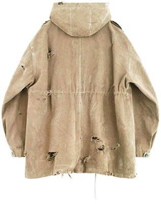 WE11DONE FW23 仿舊長袖帆布外套 米色 男女秋冬外套. WD-JP3-23-153-U-BG Lookbook WE11DONE FW23 仿舊長袖帆布外套 米色 男女秋冬外套. WD-JP3-23-153-U-BG