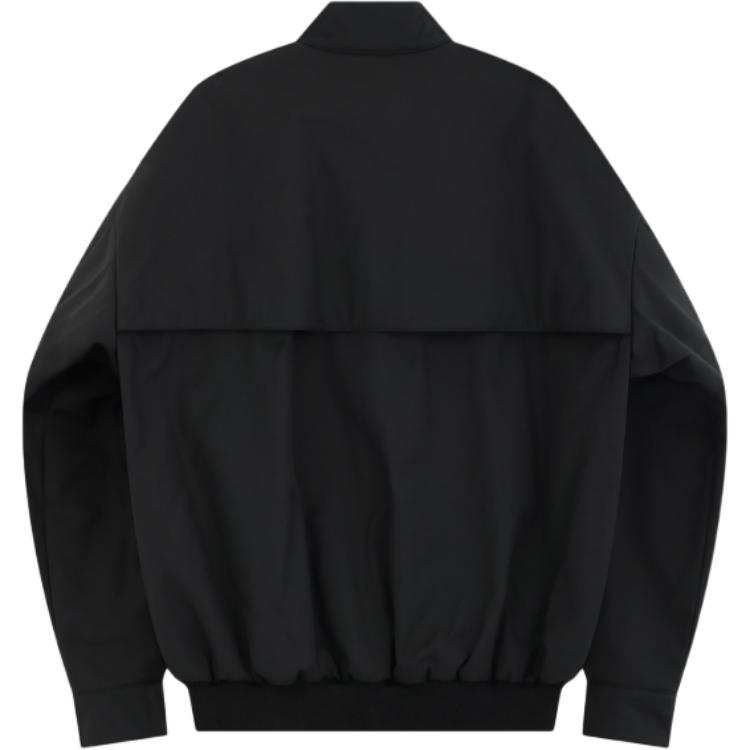 WE11DONE FW24  Black Solid Color Cotton Jacket with Zipper Pockets WD-JP3-24-041-M-BK 圖 3