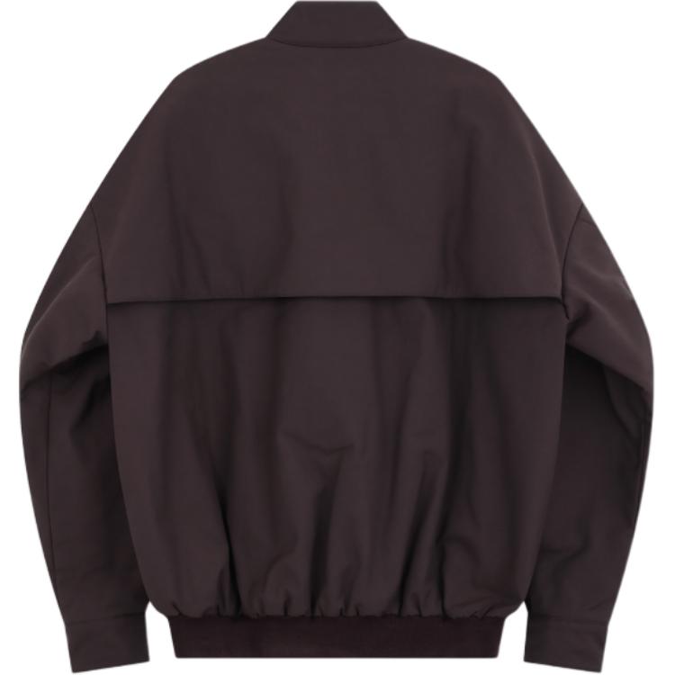 WE11DONE FW24 Solid Color Zip Pocket Long Sleeve Cotton Jacket Burgundy. WD-JP3-24-041-M-WN 圖 3