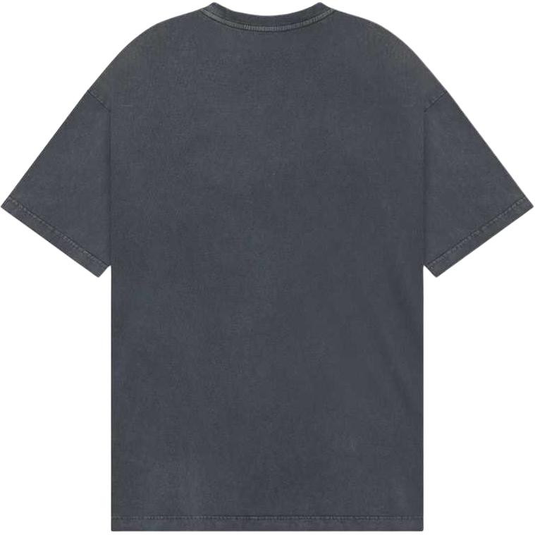 Lookbook WE11DONE 塗鴉字母印花灰色短袖男女款 T-Shirt SS24 WD-TT1-24-729-U-GY