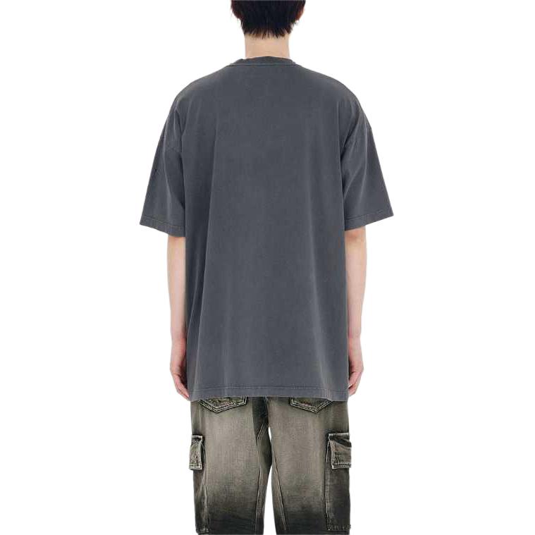 Details for WE11DONE 塗鴉字母印花灰色短袖男女款 T-Shirt SS24 WD-TT1-24-729-U-GY