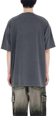 WE11DONE 塗鴉字母印花灰色短袖男女款 T-Shirt SS24 WD-TT1-24-729-U-GY Details for WE11DONE 塗鴉字母印花灰色短袖男女款 T-Shirt SS24 WD-TT1-24-729-U-GY