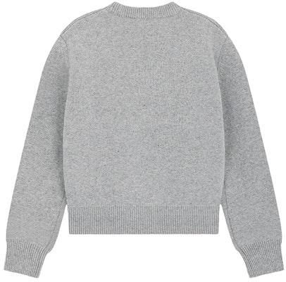 WE11DONE 灰色基本字母休閒款男女通用毛衣 WD-KT2-24-601-W-GY Lookbook WE11DONE 灰色基本字母休閒款男女通用毛衣 WD-KT2-24-601-W-GY